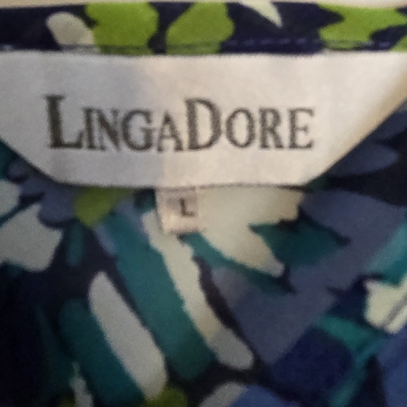 Lingdore Sheer Floral Spring Nightgown Coverup House Coat Belted Chemise - Picture 6 of 9